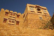 Jaisalmer 城堡上的房屋
