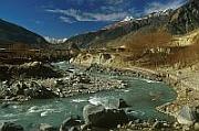 Jomsom 外的 Kali Gandaki