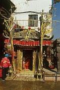 廣場旁邊這間不起眼的小廟，原來是加德滿都其中一間最重要的廟宇，供奉象鼻神 Ganesh。