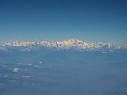 Kangchenjunga 一帶的雪山 (拍攝：RA409 航班)